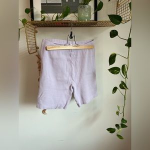 KOTN lavender bike shorts